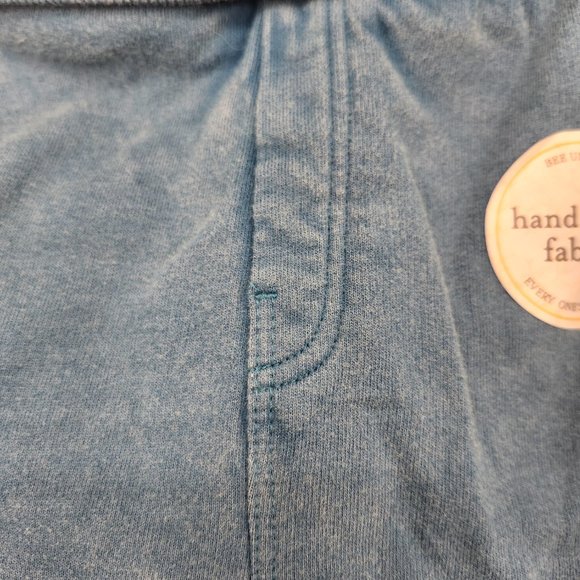 Burt's Bees Baby Boys' Organic Cotton French Terry Acid Wash Pants Blue 12M NWT - Picture 5 of 6